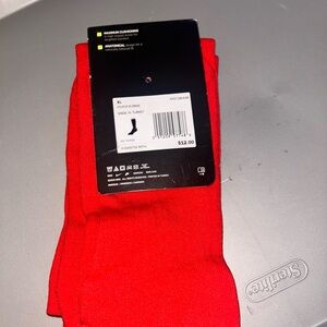 Nike Classic Cushioned Soccer Knee High Socks in red and white #nike #soccer